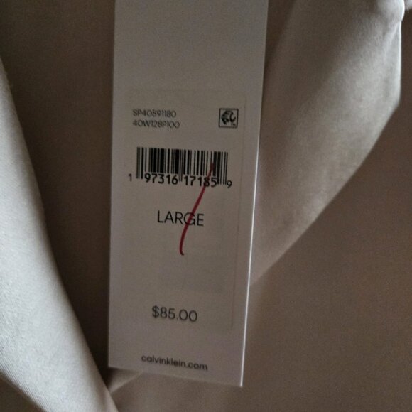 Calvin Klein pale gold blouse, classic fit, large size - Picture 8 of 9